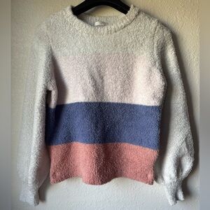 Women's Multicolor Crew Neck Sweater